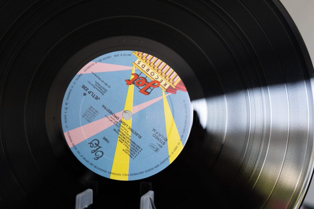 Pressage vinyle original ELO Time Jet Records 1981