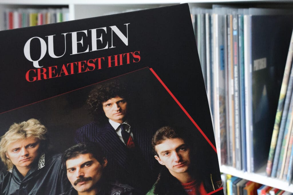 Greatest Hits de Queen de la collection personnelle de Pause Vinyle - Illustration de l'article Half speed mastered vinyle