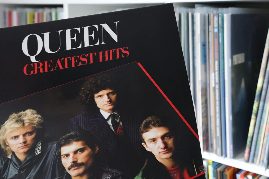Greatest Hits de Queen de la collection personnelle de Pause Vinyle - Illustration de l'article Half speed mastered vinyle